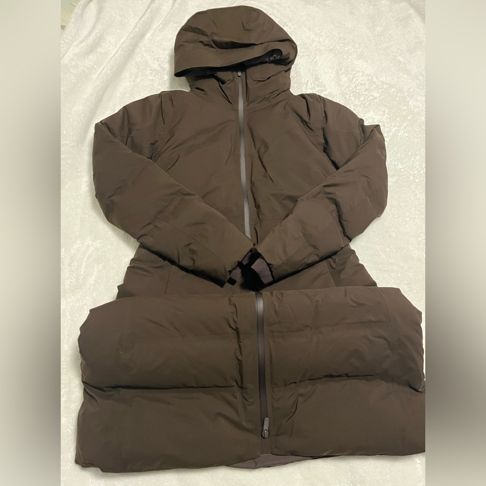 BRAND NEW Lululemon StretchSeal Sleet Street 600-Down-Fill Long Jacket - Picture 13 of 16